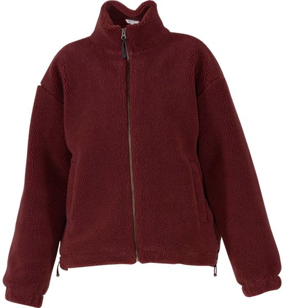 Blue Sportswear Maiken Wool Fleece Jakke Burgunder