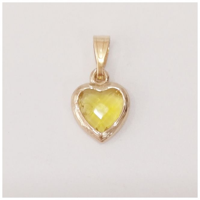 Hovedbilde Endless Charm Hjerte Gul
