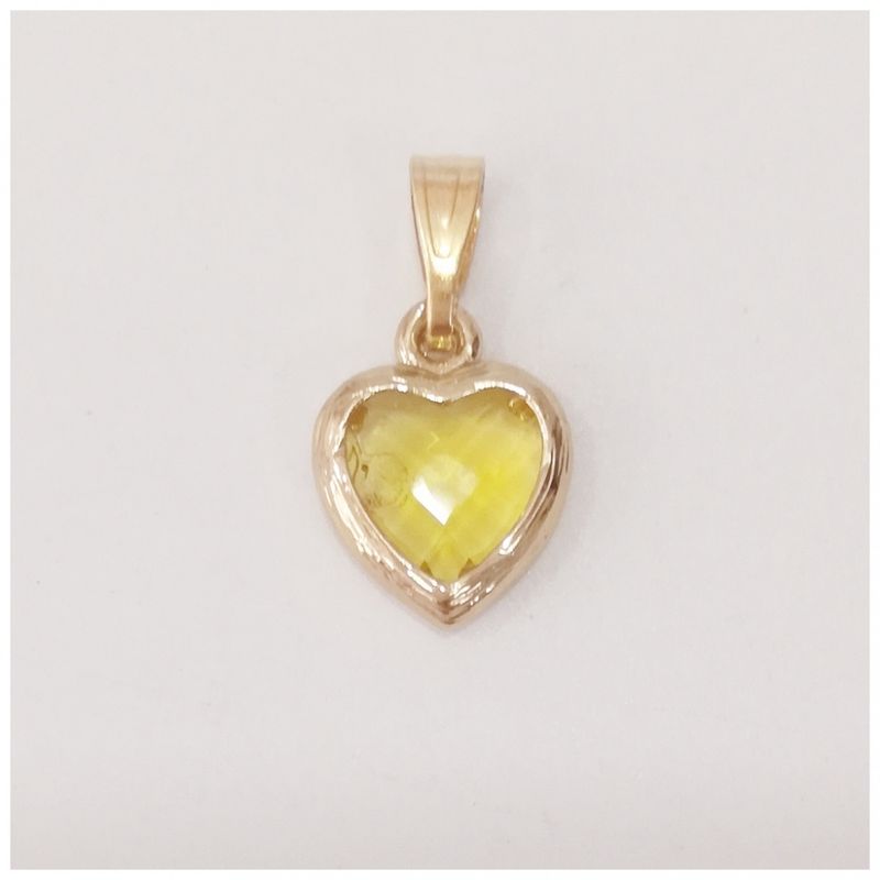 Endless Charm Hjerte Gul