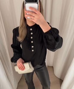 Hovedbilde RAH Solid Sateng Bluse Med ...