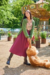 Hovedbilde Black Color Abbie Skjørt Plum