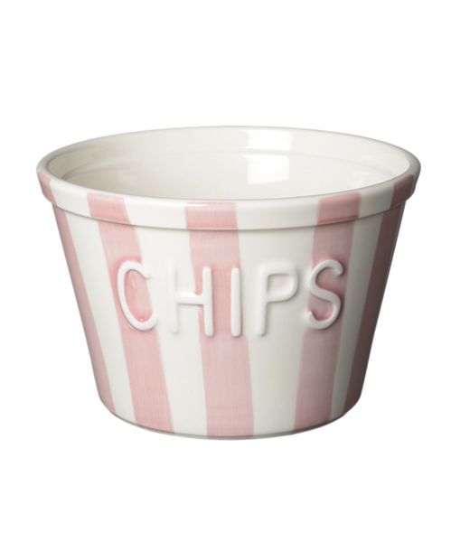 Bruka Design Chipsskål Rosa Striper