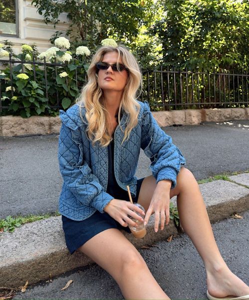 RAH Denim Quilted Jakke 