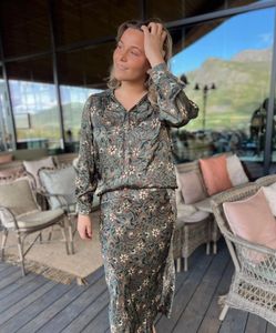 Hovedbilde RAH Blouse Print Green Midi ...