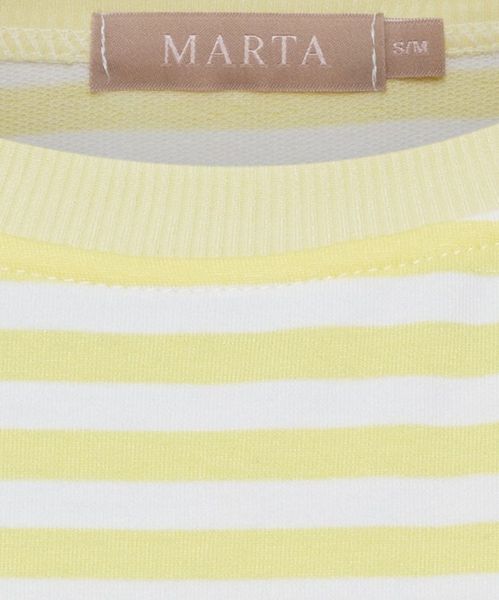 Marta Du Chateau Jamila T-skjorte Striper Gul Hvit